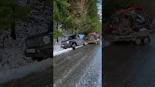 #mercedesbenzgclass на слизькій дорозі #iceroad  #4x4 #offroad