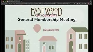 November 2025 General Membership Meeting