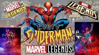 Every Marvel Legends Spider-man spiderman Classics Toybiz Hasbro Comparison