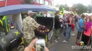 Reggaeville Report @ Reggae Jam 2012 - HeadCam Backstage&Area Walk [August 5th 2012]