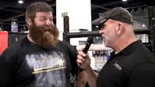 Andrew Palmer Wins the Yoke Event at the 2012 Olympia Strongman