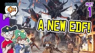 НОВАЯ ИГРА EDF! Earth Defense Force: Iron Rain. Геймплей. Часть 1