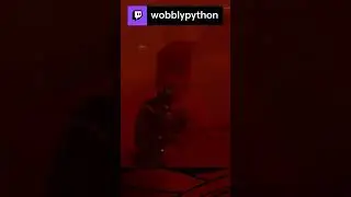 "I hope it doesn't end-up up-top there" | wobblypython on #Twitch