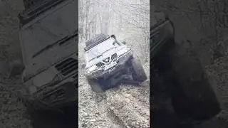 Nissan Patrol ZD30 Y61 Off road vs mud hill #offroad #offroadaction #thebest4x4channel