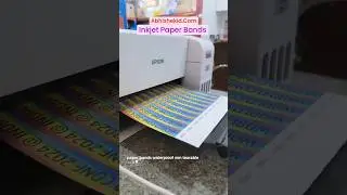 🖨️ Как сделать браслет Tyvek с возможностью струйной печати за 1 минуту | AbhishekID.com