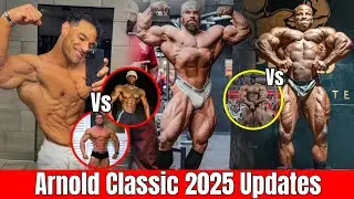 Ali bilal vs Erin banks, Samson Dauda vs Shaun Clarida in Arnold classic 2025 | 6 weeks out updates