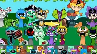 ALL Sprunki gone CRAZY and THEY are killing each other?! ALL Murders Incredibox Sprunki Retake Mod!