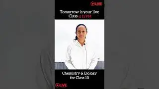 Youtube Live doubt session for chemistry and biology for class 10 #shorts #chemistry