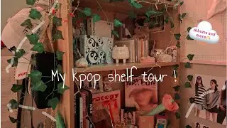 MY KPOP SHELF TOUR 🌸 !! skz , twice , itzy and more ! ⭐️ 