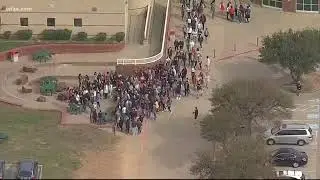 Southlake Carroll High students walk out of class