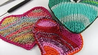 Stricken mit eliZZZa * Gestrickte Herzen zum Muttertag