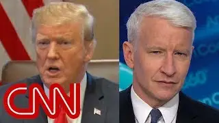 Anderson Cooper exposes Trump&rsquo;s false claims in cabinet meeting