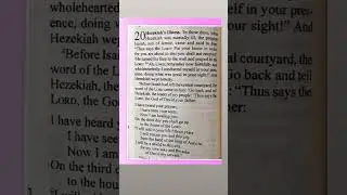 Hezekiah's prayer & God respond