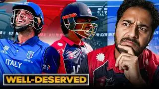 THIS IS SHAMEFUL | ITALY WON BY 10 WICKETS !!!