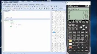 Video 8: Programacion de Calculadora HP 50g. Estructura WHILE. Imprimir varios numeros