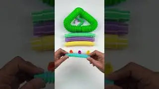Изменить цвет своими руками Odd-ASMR POP #diy #satisfyingvideos #relaxing #creative #oddasmr #insideout #colors