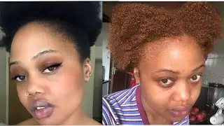 4C HAIR CARAMEL BLONDE DYE: NO BLEACH NOR DAMAGE | SOUTH AFRICAN YOUTUBER