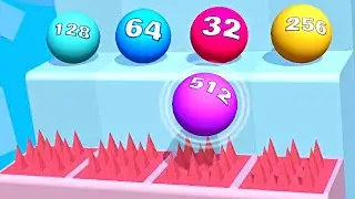 Ball Ladder 2048 ! All Levels Gameplay (625-629) android, ios