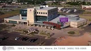 Norman Regional Moore (aerial view)