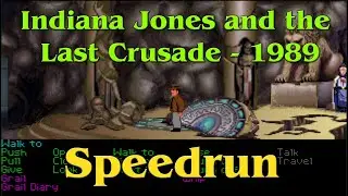 Indiana Jones and the Last Crusade (1989) &ndash; Full Speedrun & Key Moments | Lucasfilm Games