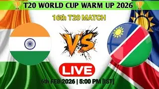 🔴LIVE: India A vs Namibia | ICC T20 World Cup 2026 Warm-up | IND A vs NAM Live Match Today