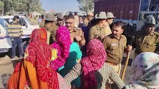 Nh 52 jaipur bikaner Bypass par jal bharaw ke karan road jham sikar 