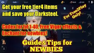 MIR4 - Free2Play Guide and TIPS for newbies to Saved your Darksteel with fullset tier4 items