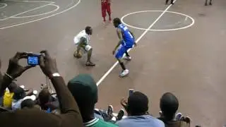 Hotsauce gets schooled with his own move in Nairobi Kenya And1 Tour