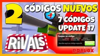 2 C&Oacute;DIGOS NUEVOS ✅ 7 C&Oacute;DIGOS de 💥 RIVALS 💥 Llaves Gratis y Wraps 💥 Update 17 💥 RIVALES ROBLOX 💥