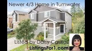 Newer 4/3 Home in Tumwater | #tumwaterwa #tumwaterhomes #warealestate #discountbroker #designerhome