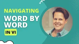How to navigate by words in vi and vim | Command Line 101