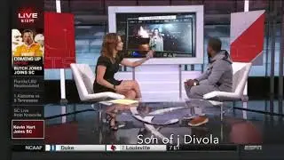Kevin Hart flirting with ESPN host she thick