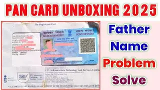 Pan Card Unboxing | PVC Pan Card Unboxing 2025 | Unboxing PVC Pan Card | Unboxing and Review PVC Pan