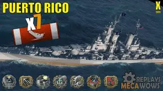 Puerto Rico 7 Kills & 159k Damage | World of Warships Gameplay