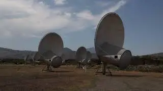 Hat Creek Radio Observatory Array in Motion