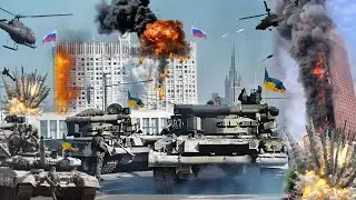 13 Minutes Ago! Ukrainian Destroyer Helicopter Attack. Destroyed Russia's Biggest City. Arma3