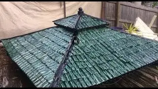 How to assemble Plastic Bottle Roof Tiles