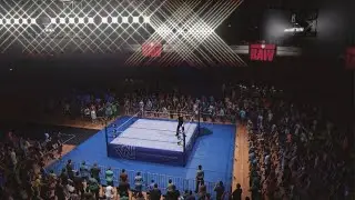 WWE 2K25 fatal 4 way for the hardcore title