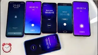 Timer ON & Alarm Clock Samsung Galaxy 6 Phones MIUI vs EMUI vs IOS vs Android Samsung vs Xiaomi