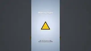 Hazard Warning Signs - Short 4 | Falling objects, Fragile roof | Animated #safetysign #warningsign
