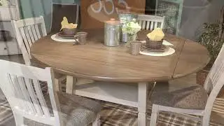 Bolanburg Two Tone Round Counter Height Dining Table from Signature Design by Ashley