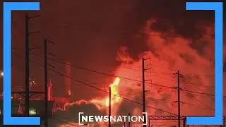 Massive fire erupts at Chevron refinery just outside LA | Morning in America
