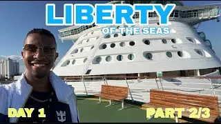 Видеоблоги о круизе на лайнере Liberty of the Seas (ДЕНЬ 1) День посадки на борт ЧАСТЬ 2/3