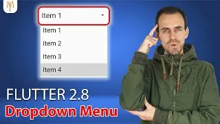 Flutter Tutorial - Dropdown Menu [2022] (DropdownButton)