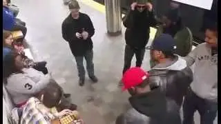 Shalom wreckin shop at the Subway Cypher in Boston