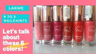 Lakme 9 to 5 primer plus gloss nailpaints