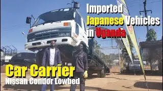 Nissan Condor Lowbed (Car Carrier) 1987. 6920cc Diesel (FE6), 2WD, Manual. +256706663101