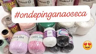 COMPRINHAS DE MATERIAL + DICAS #ondepinganaoseca @Crochedarayatelie 