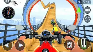 Mega Ramp Impossible Tracks Stunt Bike Rider Games- Best Android IOS Gameplay