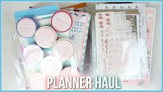 Planner Haul | Paper & Milk, Simply Gilded, Station Stickers & More